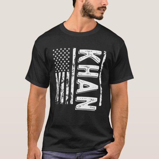 Khan Nachname Funny Surname Team Khan Familie T Sh T-Shirt (Vorderseite)