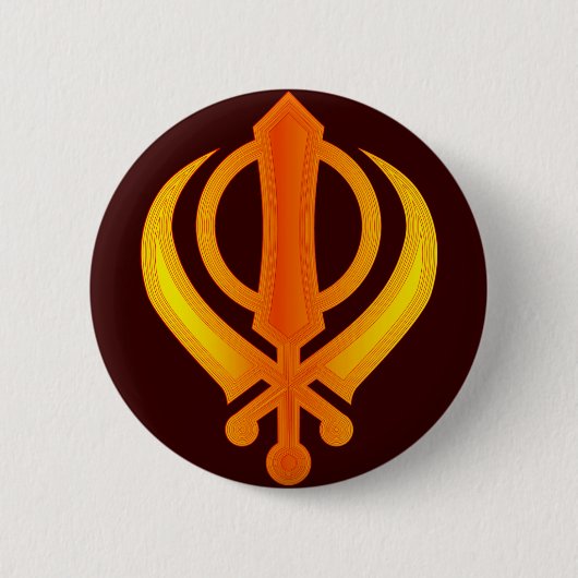 Khanda Button (Vorderseite)