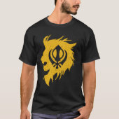 Khanda lion kaur - punjabi - Schtschismus - Gesche T-Shirt (Vorderseite)