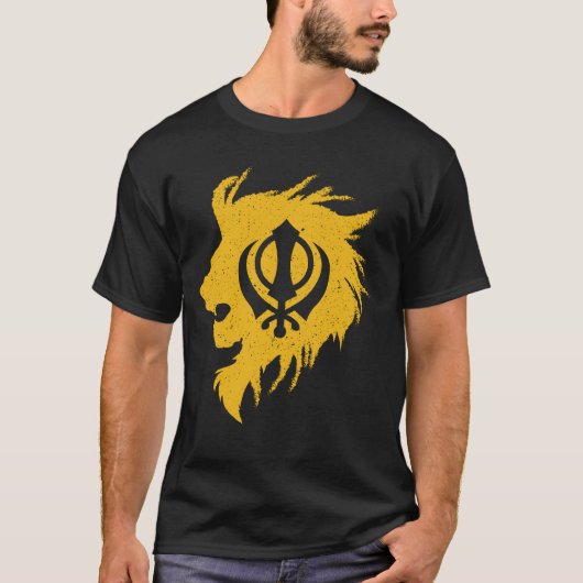 Khanda lion kaur - punjabi - Schtschismus - Gesche T-Shirt (Vorderseite)
