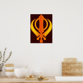 Khanda Poster (Küche)