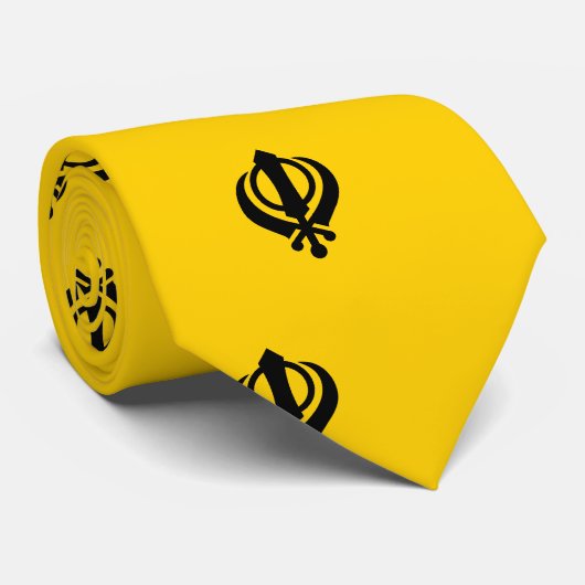 Khanda Sikhism Krawatte (Gerollt)