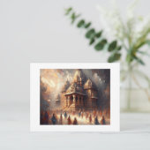 Khanjuraho Temple India, Postkarte (Stehend Vorderseite)