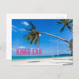 Khao Lak Phang-Nga Thailand Beach Panorama Holiday Feiertagspostkarte