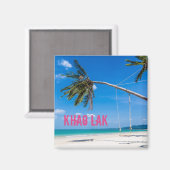 Khao Lak Phang-Nga Thailand Beach Panorama Holiday Magnet (Vorderseite/Rückseite)