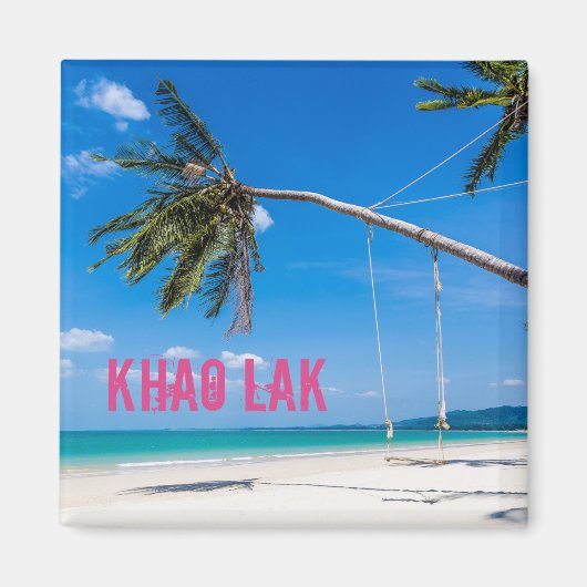 Khao Lak Phang-Nga Thailand Beach Panorama Holiday Magnet (Vorne)