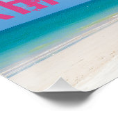 Khao Lak Phang-Nga Thailand Beach Panorama Holiday Poster (Ecke)