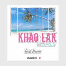 Khao Lak Phang-Nga Thailand Vintag Beach Souvenir
