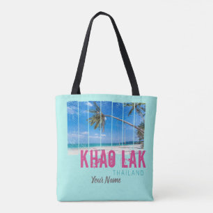 Khao Lak Phang-Nga Thailand Vintag Beach Souvenir Tasche