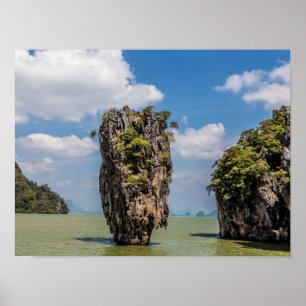 Khao Phing Kan Felsinsel Phuket in Thailand Gesche Poster