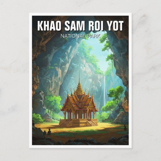 Khao Sam Roi Yot Phraya Nakhon Höhle Thailand Postkarte (Vorderseite)