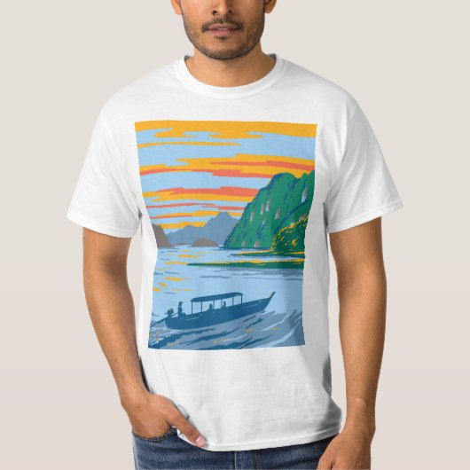 Khao Sok National Park in Surat Thani Thailand WPA T-Shirt (Vorderseite)