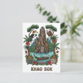 Khao Sok National Park Thailand Postkarte (Stehend Vorderseite)