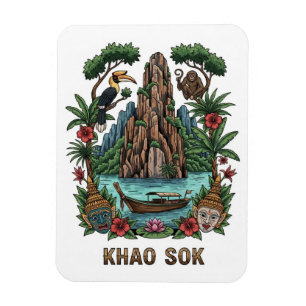 Khao Sok Nationalpark Thailand Magnet