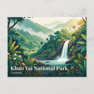 Khao Yai Nationalpark Thailand Postkarte