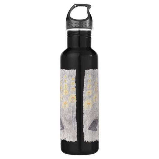 Khaos Crystal Edelstahlflasche (Vorderseite)