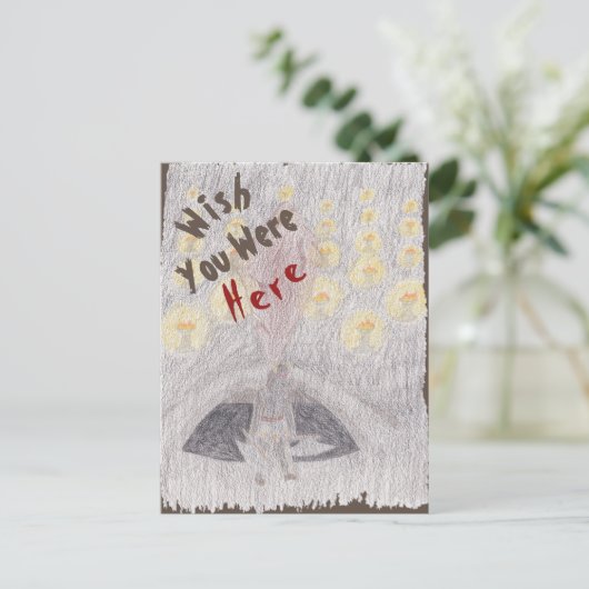 Khaos Crystal Postkarte (Stehend Vorderseite)