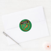 Kharkiv Flag Runder Aufkleber (Umschlag)