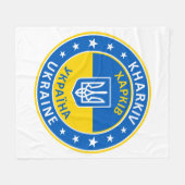 Kharkiv Ukraine Fleecedecke (Vorderseite (Horizontal))