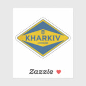 Kharkiv Ukraine Vintag Aufkleber (Blatt)