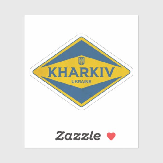 Kharkiv Ukraine Vintag Aufkleber (Blatt)