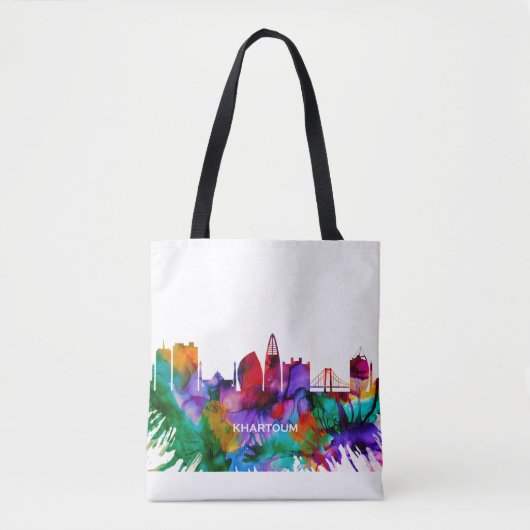 Khartoum Skyline Tasche (Vorderseite)