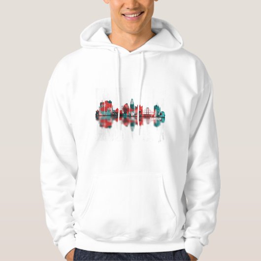 Khartoum Sudan Skyline Hoodie (Vorderseite)