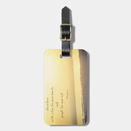 KhartumWanderlust Gepäckanhänger (Vorderseite vertikal)