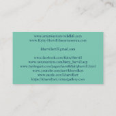 KHarvill KUNST - Kunst-Amerika-Visitenkarten Visitenkarte (Rückseite)