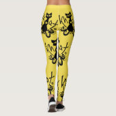 Khat Logo-Leggings GELB Leggings (Rückseite)
