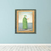 Khawa Khizir Khan reitet auf einem Fisch, vom Klei Leinwanddruck (Insitu (Holzboden))