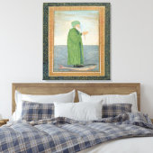 Khawa Khizir Khan reitet auf einem Fisch, vom Klei Leinwanddruck (Insitu (Schlafzimmer))