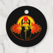 Kherpi Gott der aufsteigenden Sonne, Scharfkäfer. Geschenkanhänger (Vorderseite)