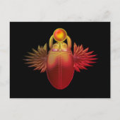 Kherpi Gott der aufsteigenden Sonne, Scharfkäfer. Postkarte (Vorderseite)