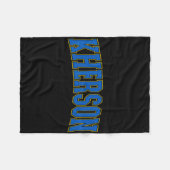 Kherson Ukraine Lovers Patriotic Proud Ukrainian K Fleecedecke (Vorderseite (Horizontal))