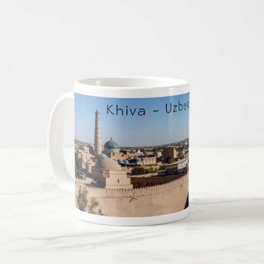 Khiva - Usbekistan Kaffeetasse (Vorderseite Links)