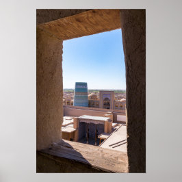 Khiva, Usbekistan - Kalta Minor Minaret Poster