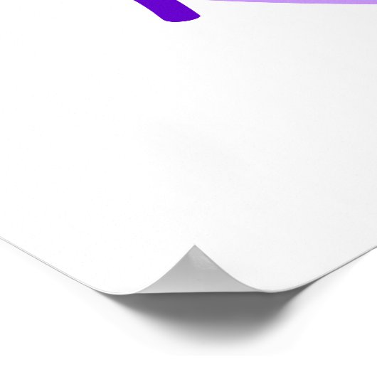 Khloe in Lila Poster (Ecke)