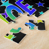 "KHLOE" Vorname, Spaß "GLÜCKLICHER GEBURTSTAG" Puzzle (Seite)