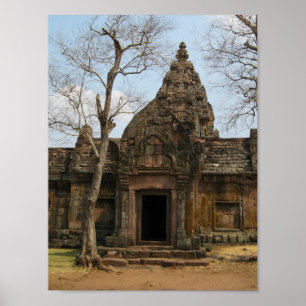 Khmer Castle ... Buriram, Isaan, Thailand Poster