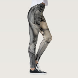 Khmer Devatas von Angkor, Kambodscha Leggings
