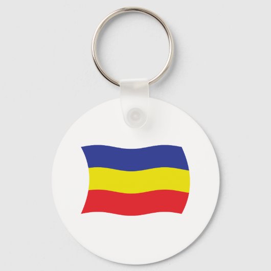 Khmer Kampuchea Krom Flag Schlüsselanhänger (Vorderseite)