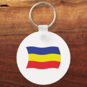 Khmer Kampuchea Krom Flag Schlüsselanhänger (Vorderseite)