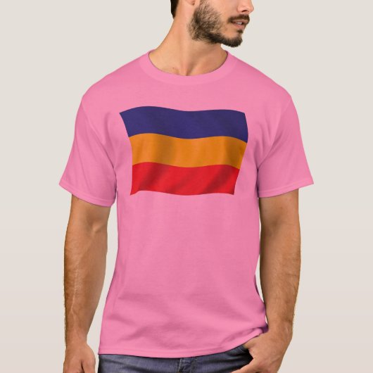 Khmer Kampuchea Krom Flag Shirt (Vorderseite)