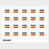 Khmer Kampuchea Krom Flag Sticker (Blatt)