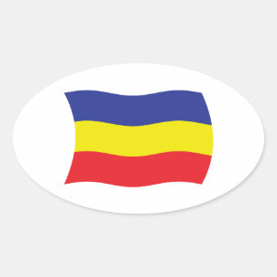 Khmer Kampuchea Krom Flag Sticker