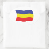 Khmer Kampuchea Krom Flag Sticker (Tasche)