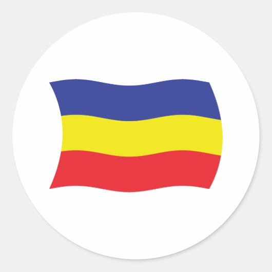 Khmer Kampuchea Krom Flag Sticker (Vorderseite)