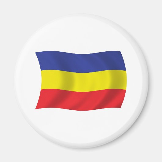 Khmer Kampuchea Krom Flagge Magnet (Vorne)