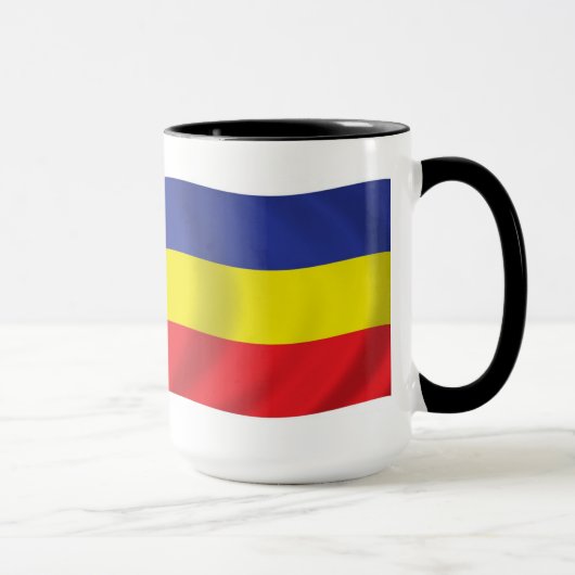 Khmer Kampuchea Krom Flagge Tasse (Rechts)